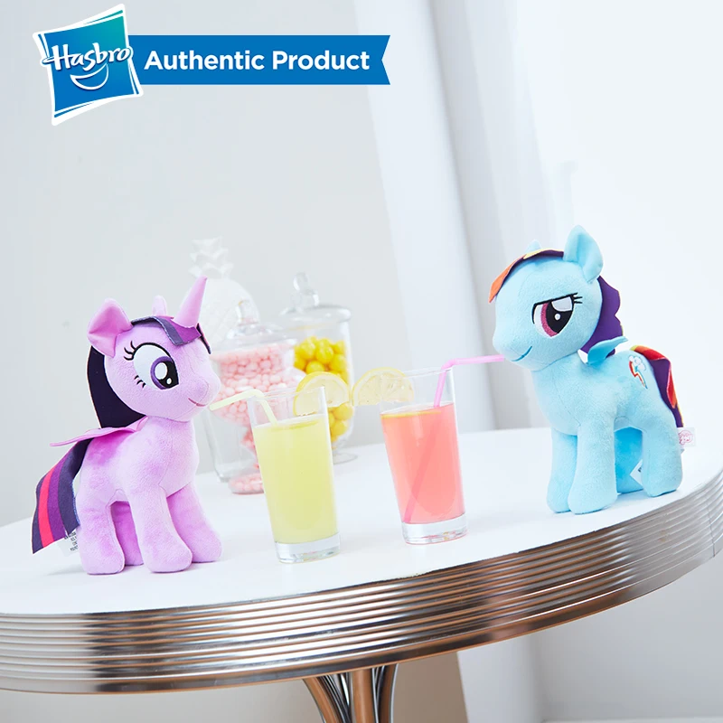 Hasbro 25,4 см My Little Pony мягкий плюшевый Ast Princess Twilight Sparkle Rainbow Dash Пинки-Пай Спайк детский подарок