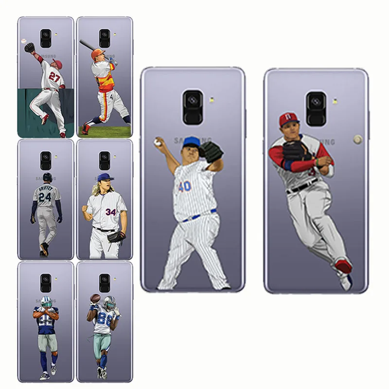 

baseball cartoon Bryce Harper soft silicone phone cases cover Capinha Coque for Samsung S10 PLUS Lite A6 2018 J8 2018