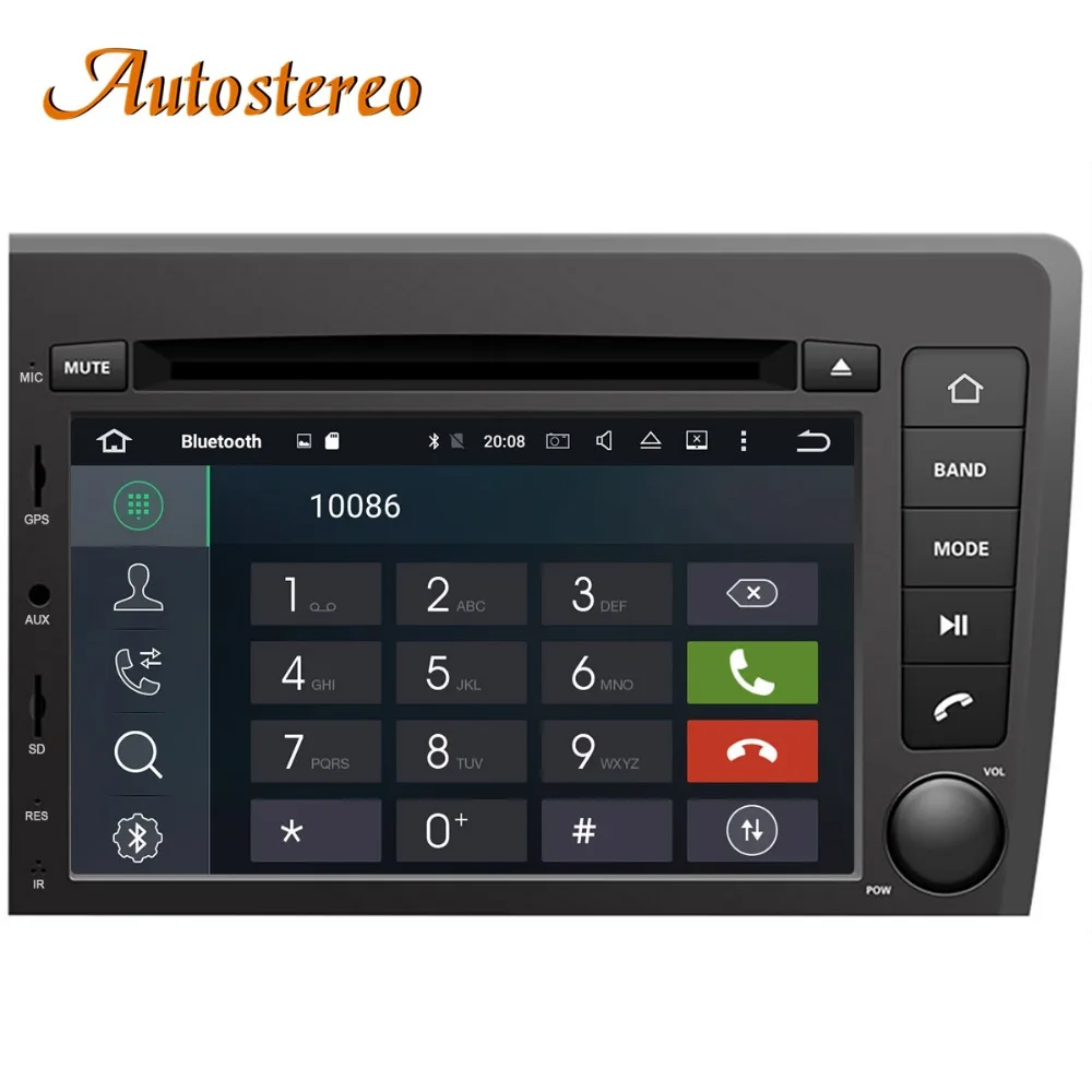 Top Android9 Car DVD CD Player autostereo GPS navigation for VOLVO S60 V70 XC70 2000-2004 auto radio tape recorder multimedia player 3