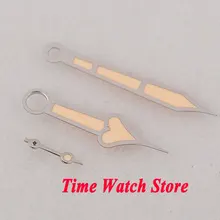 Parnis Серебряный Оранжевый пистолет часы ручной подходит для 6497 6498 ST36 серийный ручной обмотки механизм H08