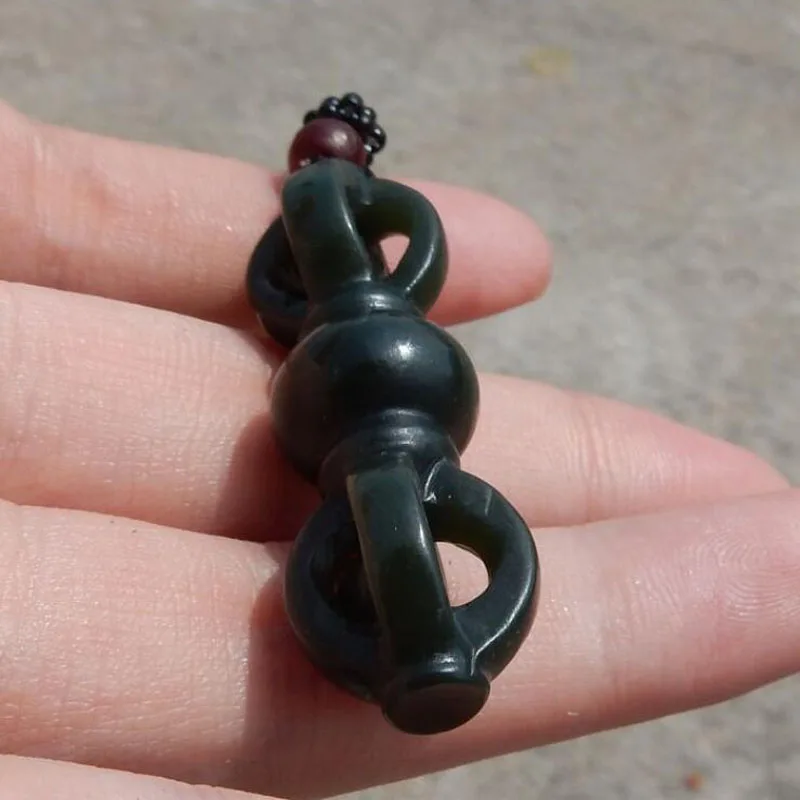 Fine Jewelry Hetian yu Pendant Lucky Peace Amulet Necklace Women Men Jewelry/ | Украшения и аксессуары