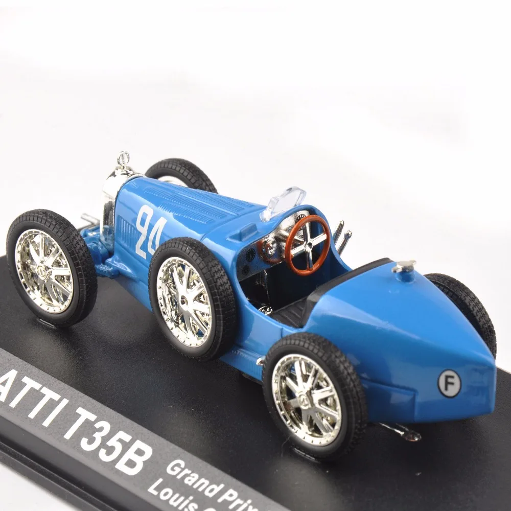 1:43 Масштаб классический автомобиль BUGATTI T35B Grand Prix Спорт 1928 Луи чирон 24# автомобиль игрушки дешевый подарок для детей