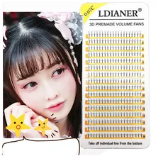 Отдельный накладной ресницы волны норки 0.7C черные шелковые ресницы расширение 180403 Прямая