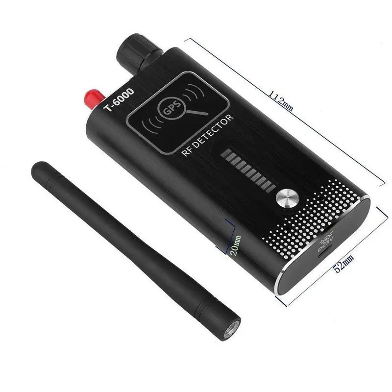Anti-Spy GPS Signal Lens RF Tracker WIFI GSM Bug Detector T-6000 2G 3G 4G Bug detector Signal Detector