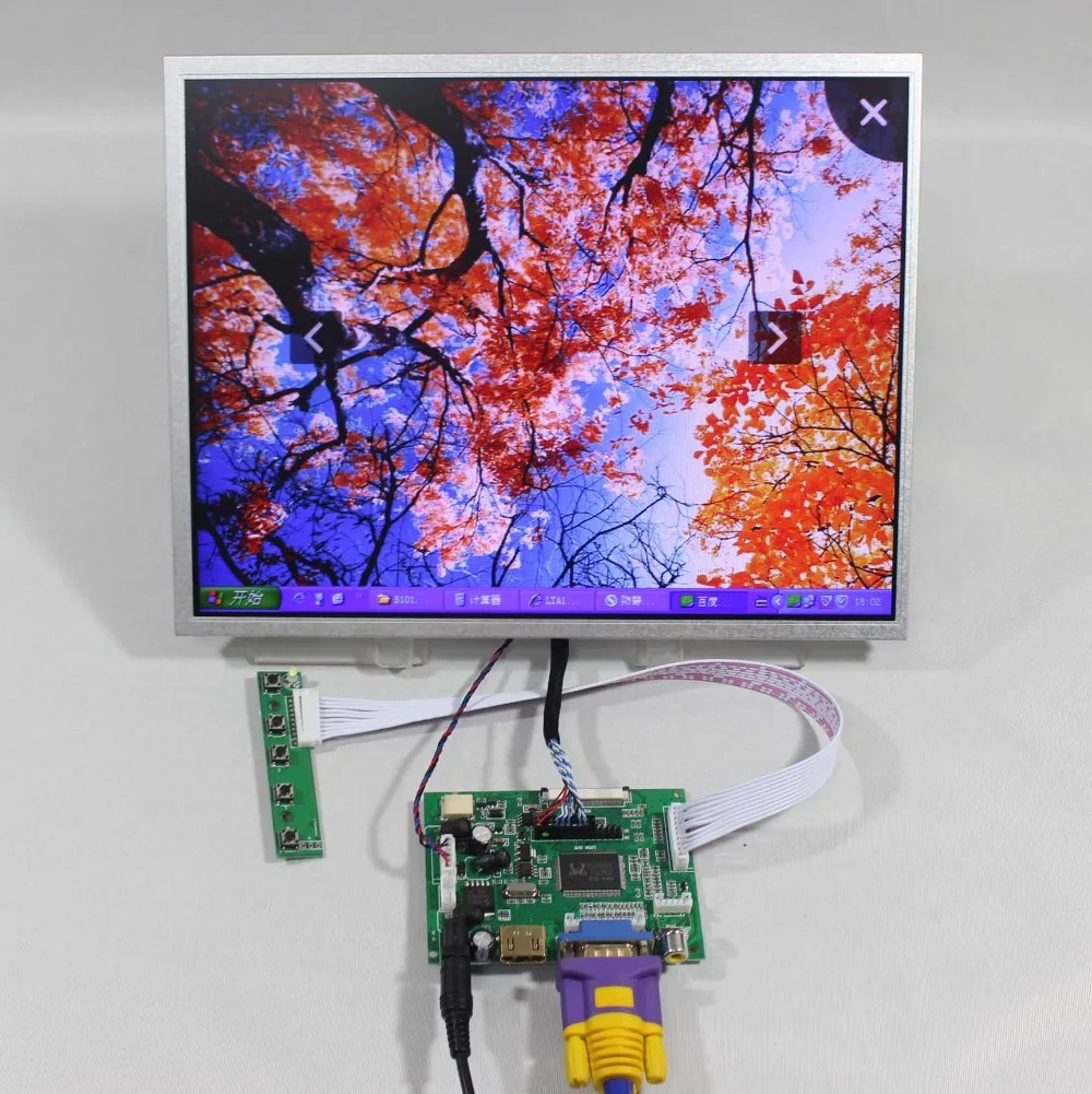 DP VGA HD LCD Controller Board 12,1 Zoll 4:3 1024X768 LCD