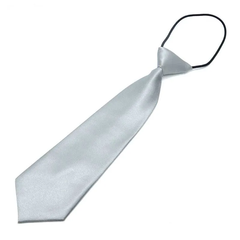 School Boys Kids Children Baby Wedding Print Striped Colour Tie Necktie Clip Girls Neck Ties