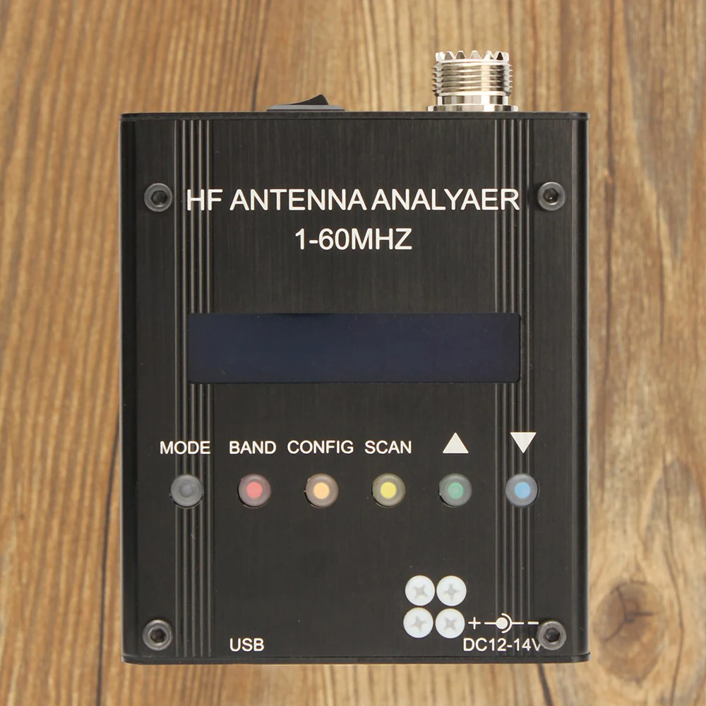 

MR300 Digital Shortwave Antenna Analyzer Meter Tester 1-60M For Ham Radio