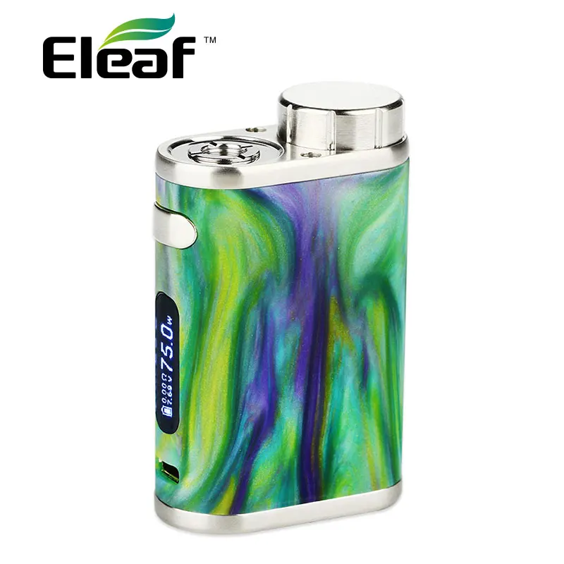 

Original Eleaf iStick Pico RESIN Box Mod 75W for Melo 3 Mini Tank 2ml Atomizer 75W Pico Resin Mod 510 Thread E Cig Random Color