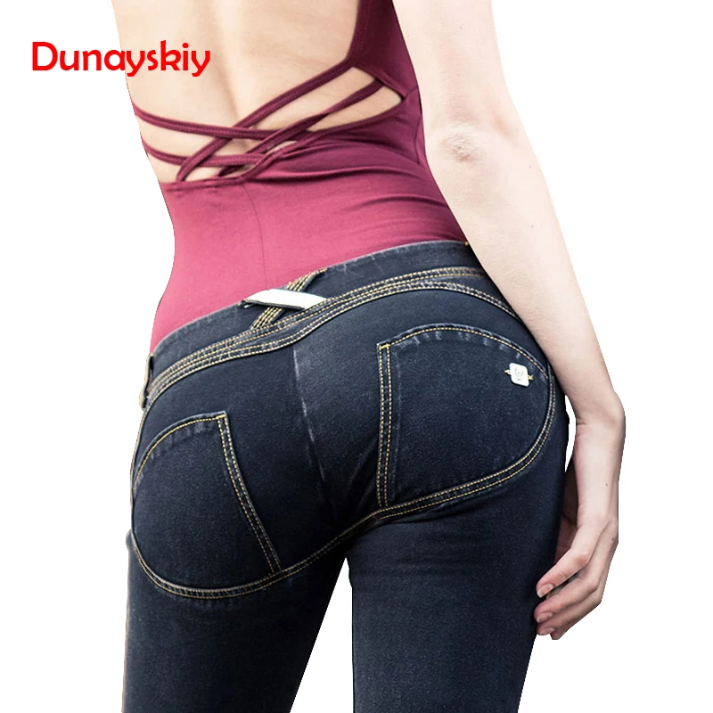 womens clothing Skinny Slim Push Up Long Denim Pencil Pants Casual Sexy Elastic High Waist 4Colors Femme Trousers jeans Woman