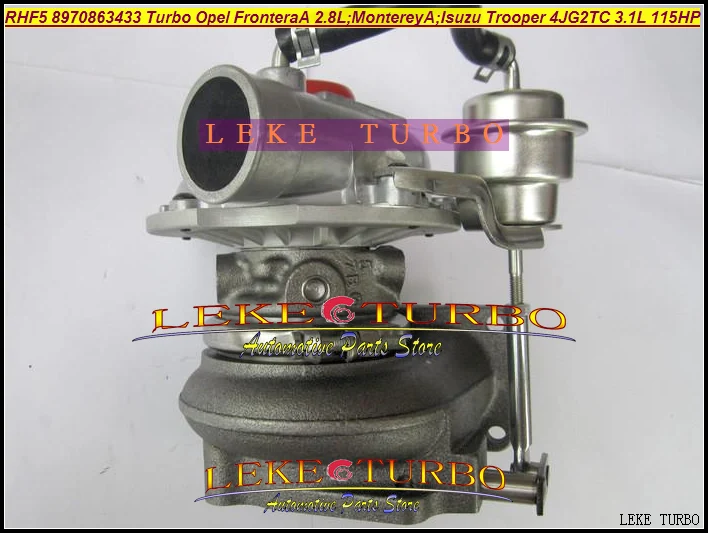 RHF5 VA430023 8970863433 Turbo Turbocharger For OPEL Frontera A 2.8L TD Monterey A 3.1TD ISUZU Trooper 4JG2TC 3.1L TD 115HP (3)