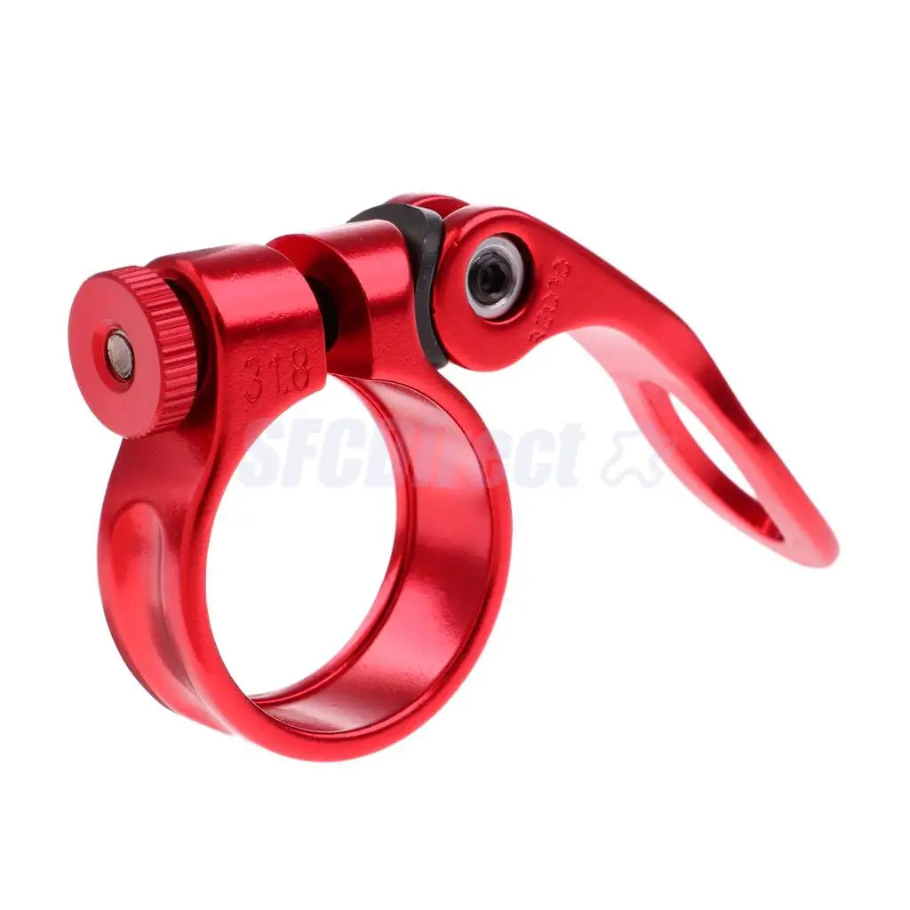 31.8mm Bicycle Seat Clamp Seatpost Clip Tube Lock  Aluminum Alloy Road MTB Cycling Bike Bicycle Quick Release Seatpost Clamp