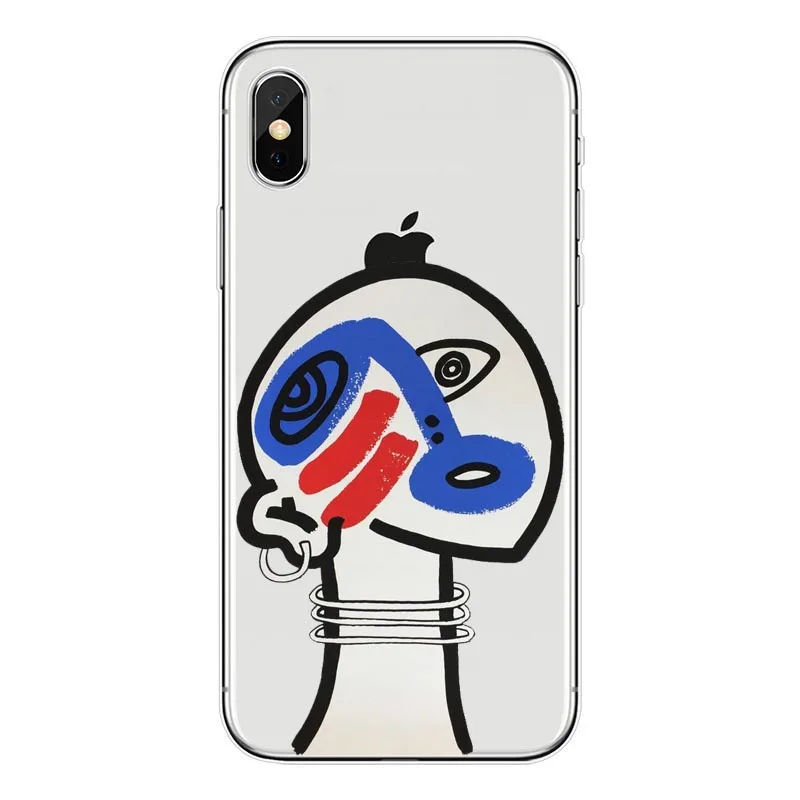 Роскошный крутой чехол для телефона Keith Haring art, распродажа, аксессуары для iPhone 8, 7, 6S Plus, X, SE, XS, XR, XS, Max, чехол со странным рисунком - Цвет: TPU