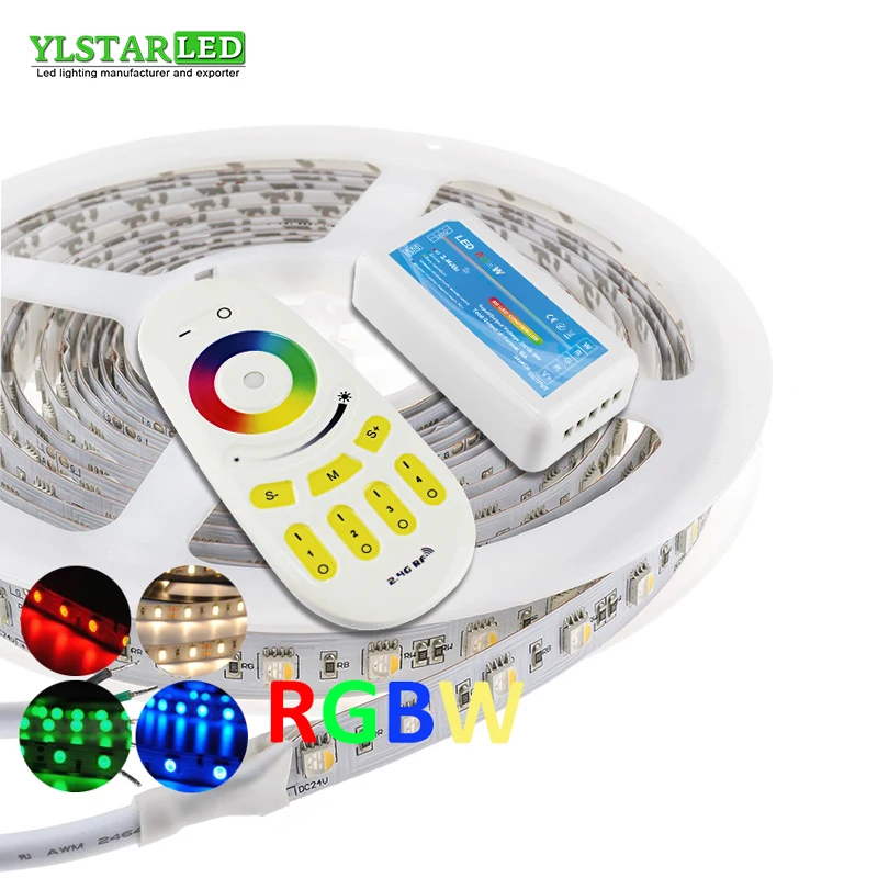 YLSTAR 2018 Новинка DC12V 24V 4x6A 288W 576W 2 4G 4 zone RF Беспроводной RGBW RGB + CCT контроллер