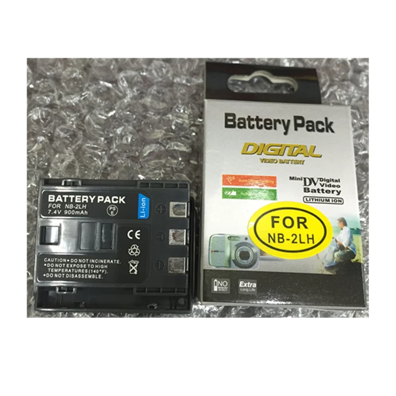 

NB-2L lithium batteries pack NB-2LH Digital Camera Battery NB 2L for Canon PowerShot S30 S50 S55 S60 S70 G7G9 DC310 DC320 DC33