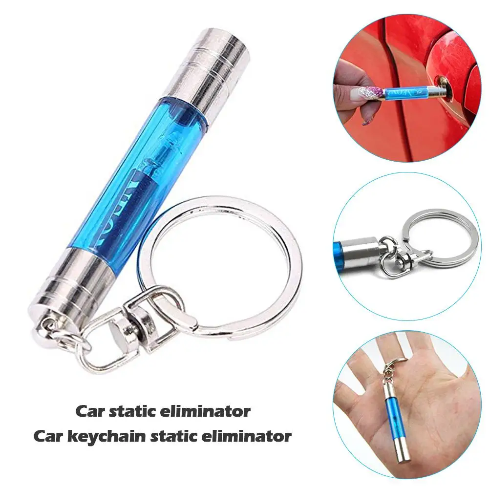 

Car Static Eliminator Key Chain Vehicles Human Body Anti-static Bar Keychain Gadgets Lightweight Smooth Car Keyring Keychain