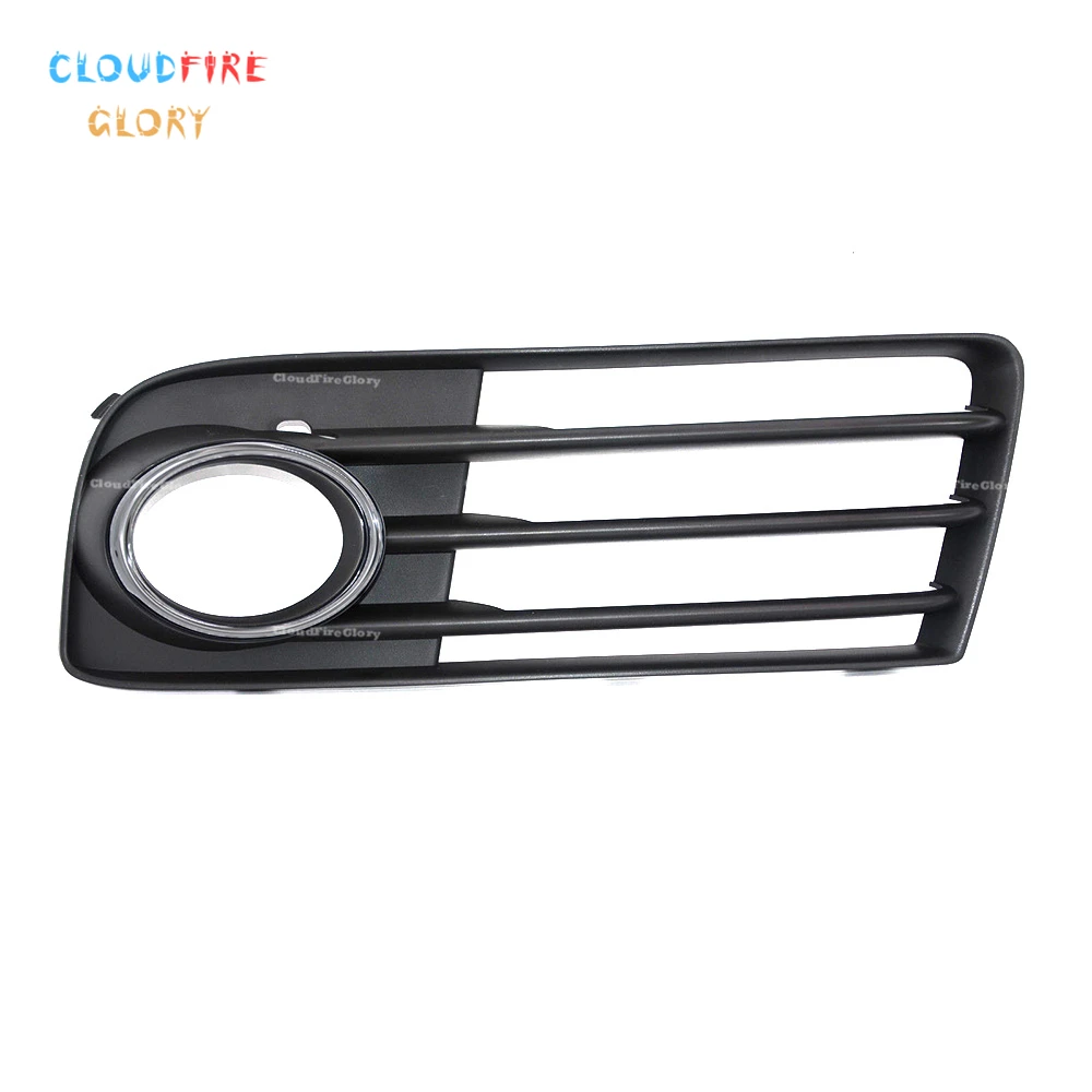 

Левая решетка воздушной направляющей CloudFireGlory 8J0807681J, черная глянцевая матовая хромированная отделка для Audi TT 2011 2012 2013 2014