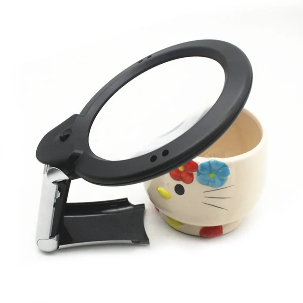 Compact Size 6X Large Reading Magnifier Maps Books Newspaper Reading