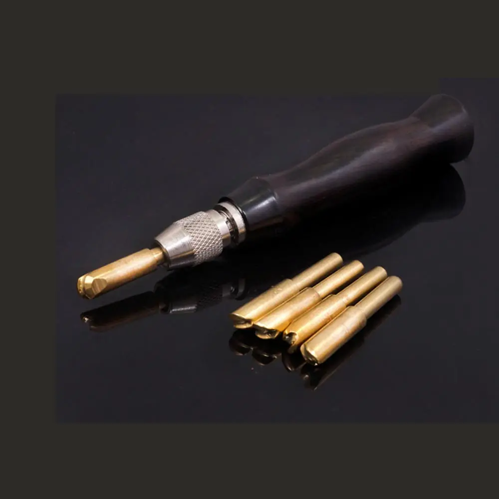 

Sharp Leather Edge Beveler Edge Skiving Polishing Tool Belt Makers High Carbon Steel Leathercraft DIY tools