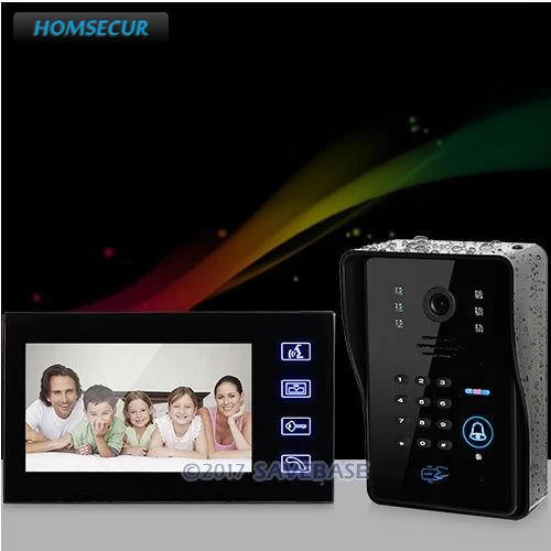 

HOMSECUR Hardwired 7" LCD Video Doorbell Door Phone Intercom System Home Entry Security