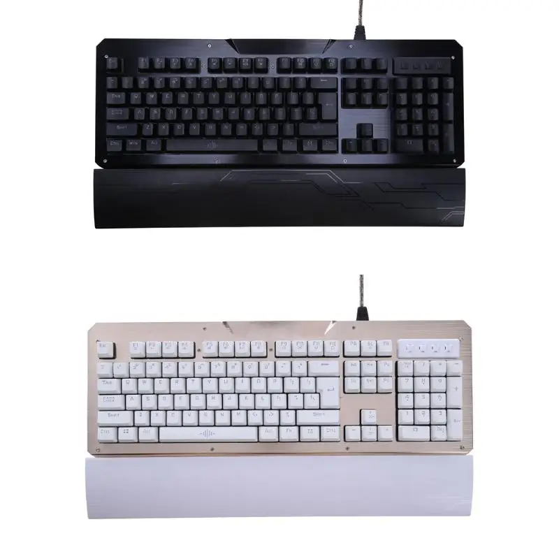 

104 Key Metal Case Wired Blue Switch Backlight Mechanical Gaming Keyboard