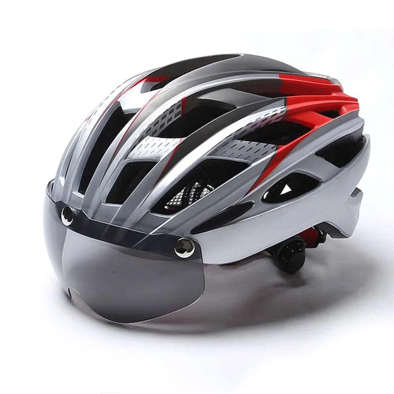 Сверхлегкий велосипедный шлем, линзы для горной дороги, велосипедные очки, MTB шлемы, защитная Кепка для мужчин и женщин
