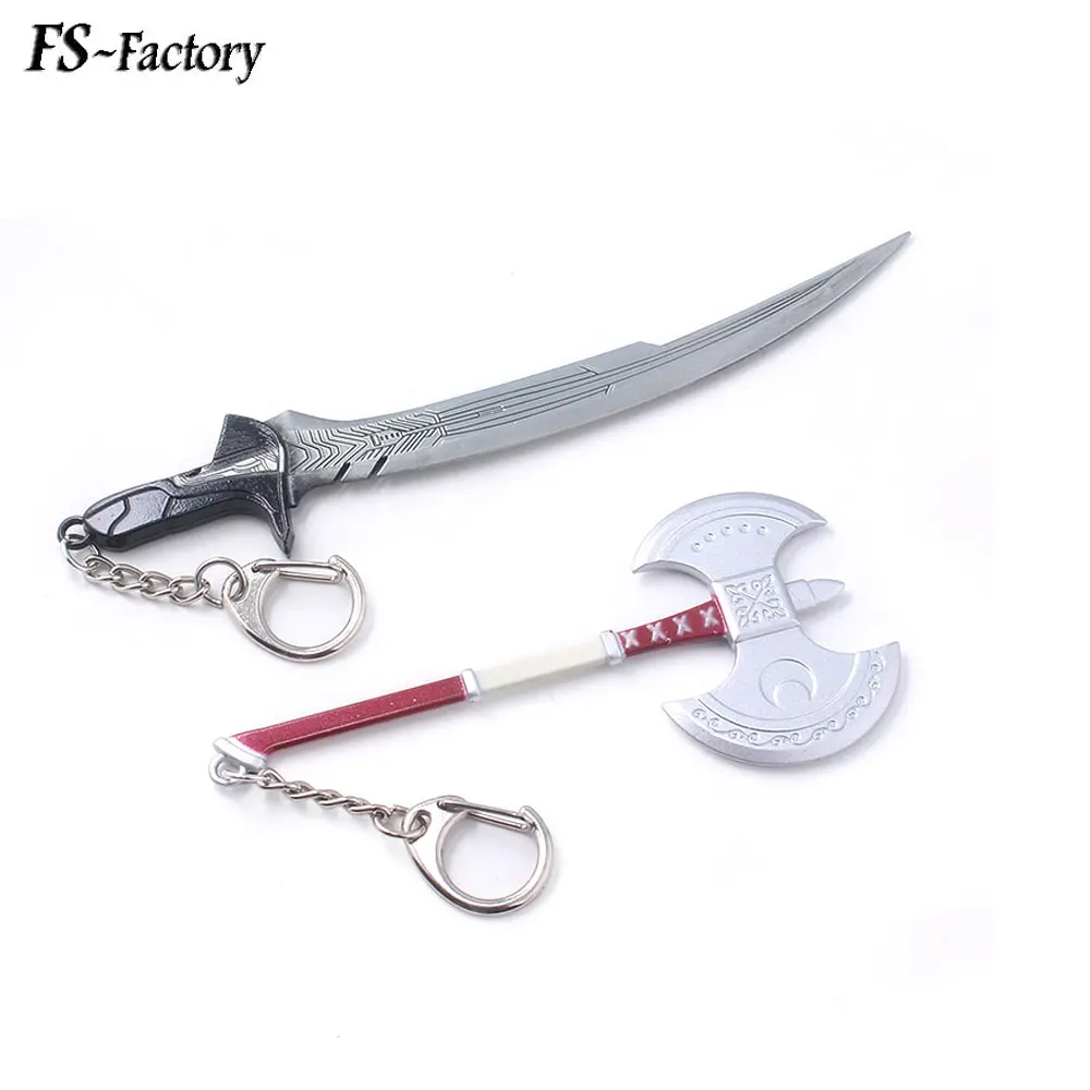

Game Persona 5 P5 Haru Okumura Axe Keychain Hatchet Weapon Model Key Chain for Women Men Car Keyring Cosplay Jewelry