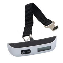 50 kg/10g mini escala de suspensão digital lugag escala portátil mala viagem saco balança peso eletrônico kg lb