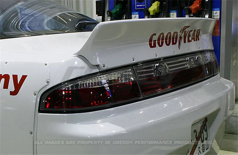 1994-1998 Nissan Silvia S14 Zenki S14A Kouki SX240 Rocket Bunny Ver.1 Style Duck Tail Rear Trunk Spoiler Wing CF (11)