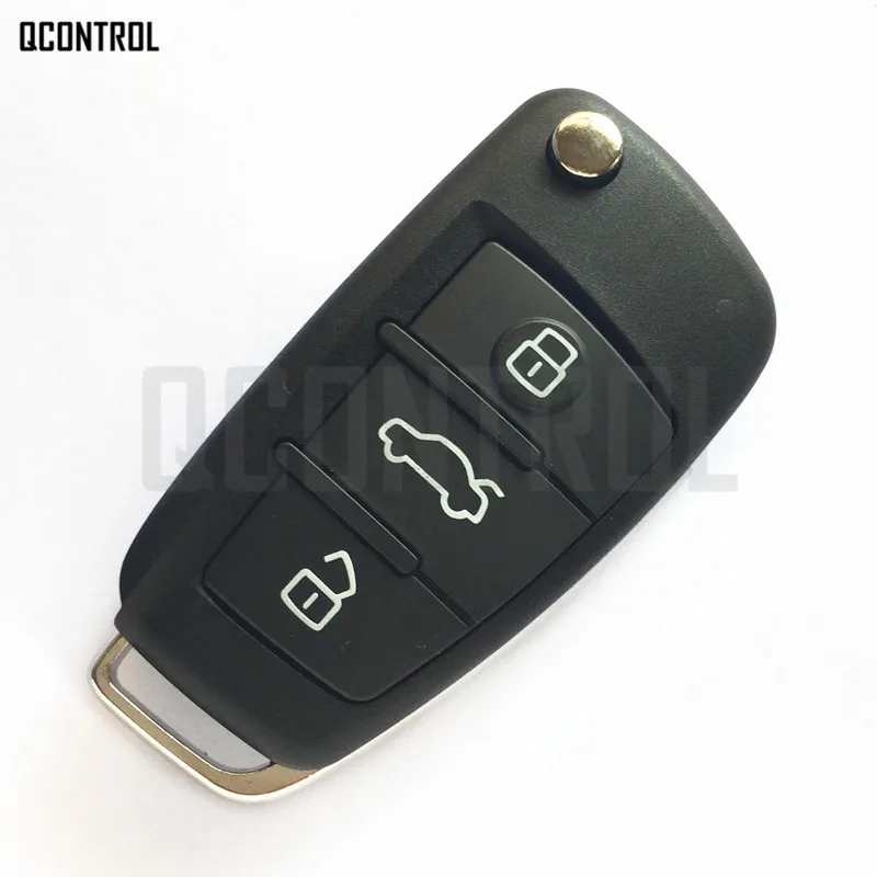 QCONTROL автомобиль дистанционного ключа "сделай сам" для AUDI A3 S3 8P0837231/5FA008750-10 2003 2004 2005 2006