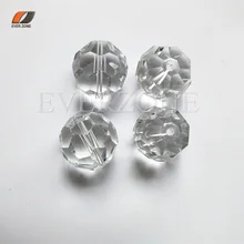 Оптоволоконный светильник ing хрустальные концы фитинги 14 мм волоконно-оптический светильник хрустальные бусины 100 шт./лот для подвесок люстр