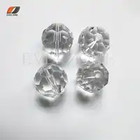 Optic FIber Lighting Crystal Ends Fittings 14mm Fiber Optic Light Crystal Beads 100pcs/lot for Chandelier Pendants