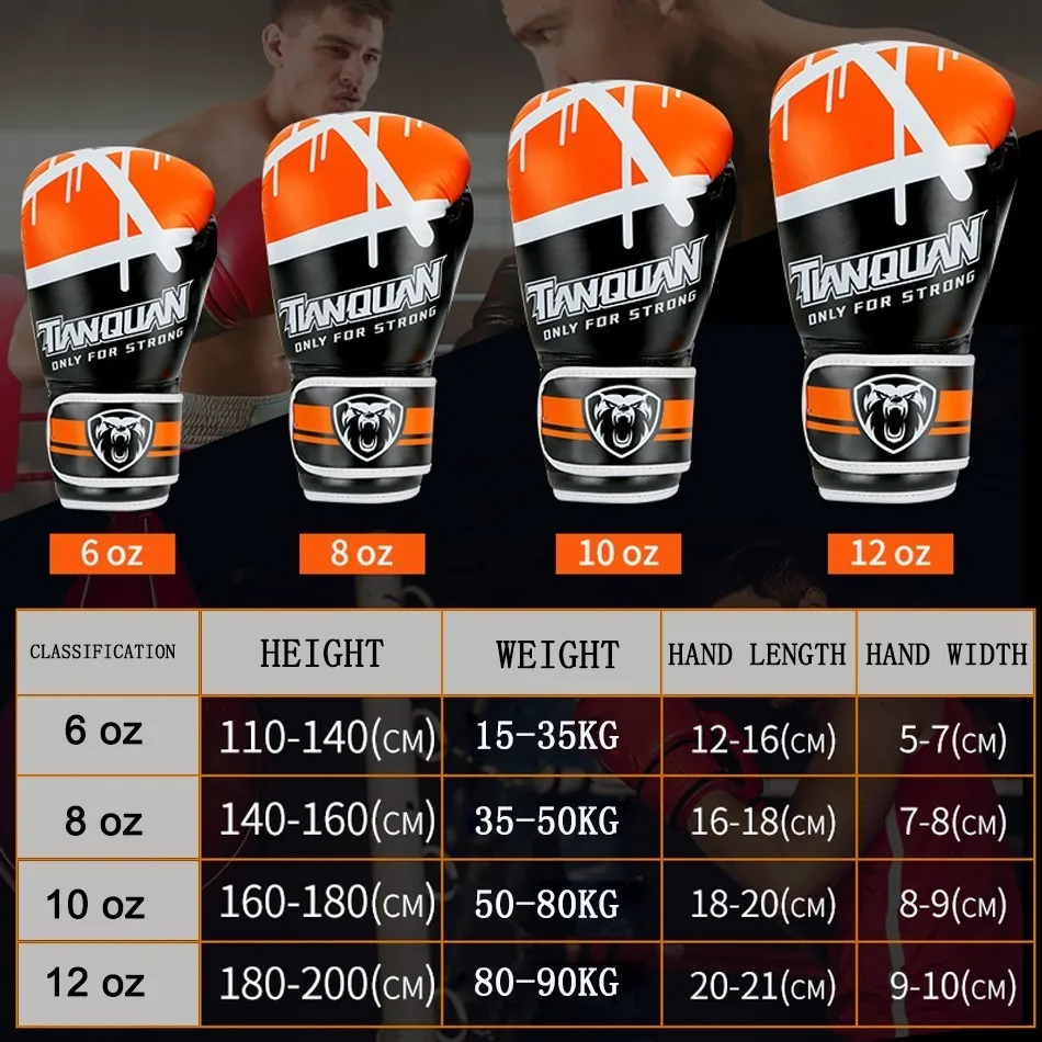 Взрослые кик боксерские перчатки из искусственной кожи карате Муай Тай Guantes De Boxeo