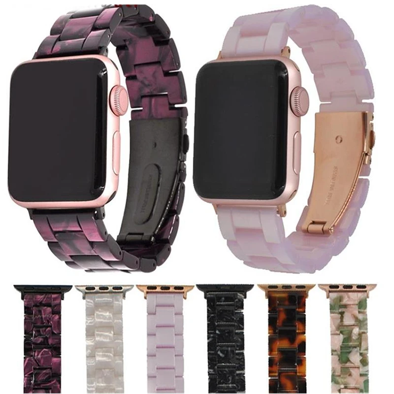 Ремешок для часов имитация керамики APPLE Watch 3/2/1 42 мм/38 мм браслет Iwatch ремешок из