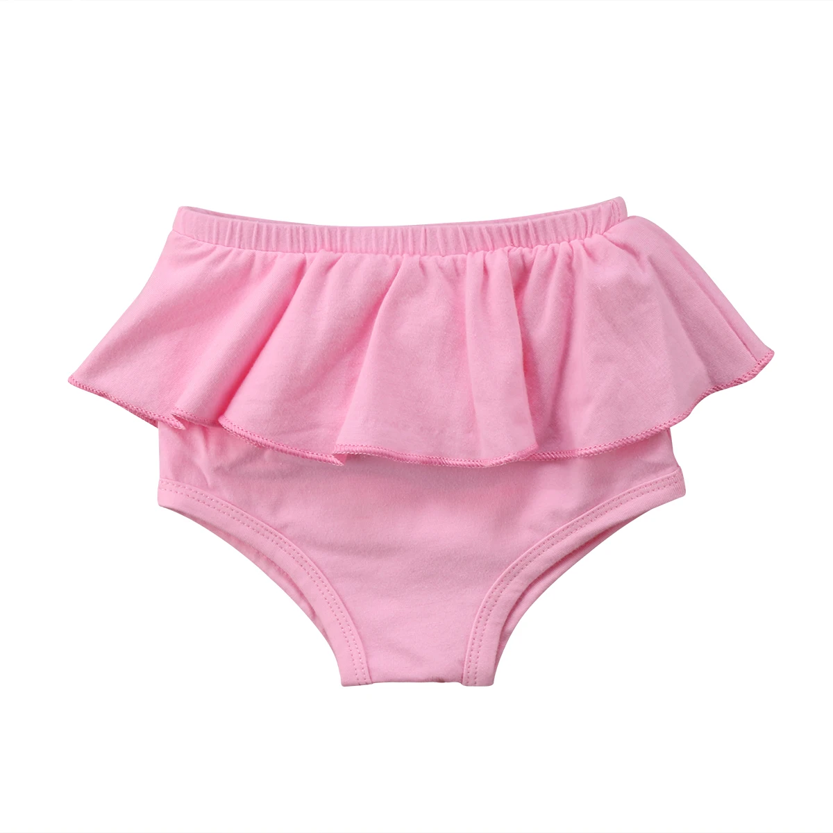 Baby Girls Solid Cute New Shorts Newborn Infant Baby Girls Harem Shorts Bottoms Ruffles Casual 0