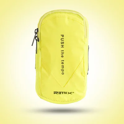 Отражатель спортивный нарукавник Открытый Фитнес безопасности рефлекс мобильный телефон G сумка - Цвет: yellow