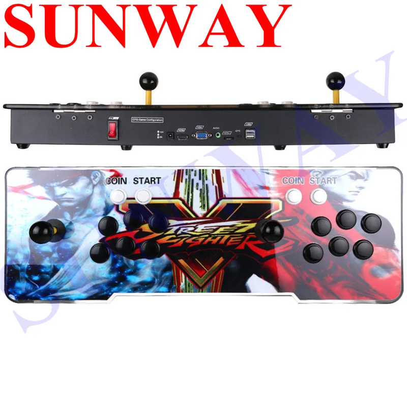 

Pandora 5S/6S Arcade game Console 1299/1399 Games in 1 LED Joystick Button Retro PCB Board VGA/HDMI Output Video game console