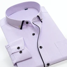 Новинка, мужская хлопковая рубашка с длинными рукавами, формальная, высококачественная, модная, супер большая, летняя, повседневная, большие размеры, M-7XL8XL9XL10XL 73092