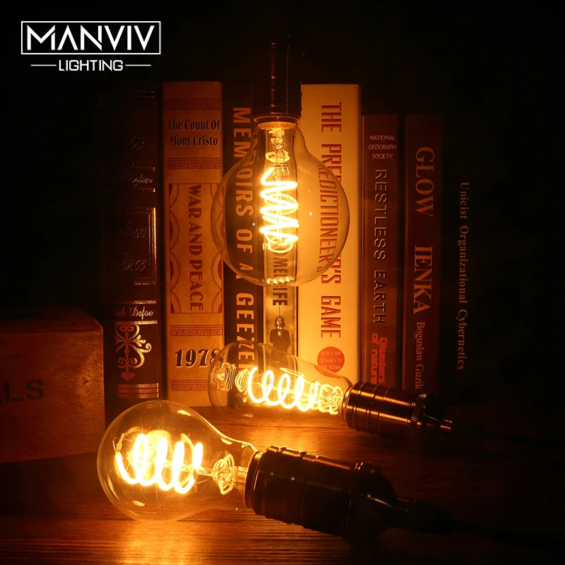  E27 Antique Retro Edision Led Bulb 1.8W 3W 4W 4.5W 8W Vintage Incandescent Lamp 220V Warm White RGB - 33017896102