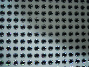 500pcs 5mm Silver 3D HolographicTear Drop Pupil Fishing Lure Eyes Jigs Crafts Dolls