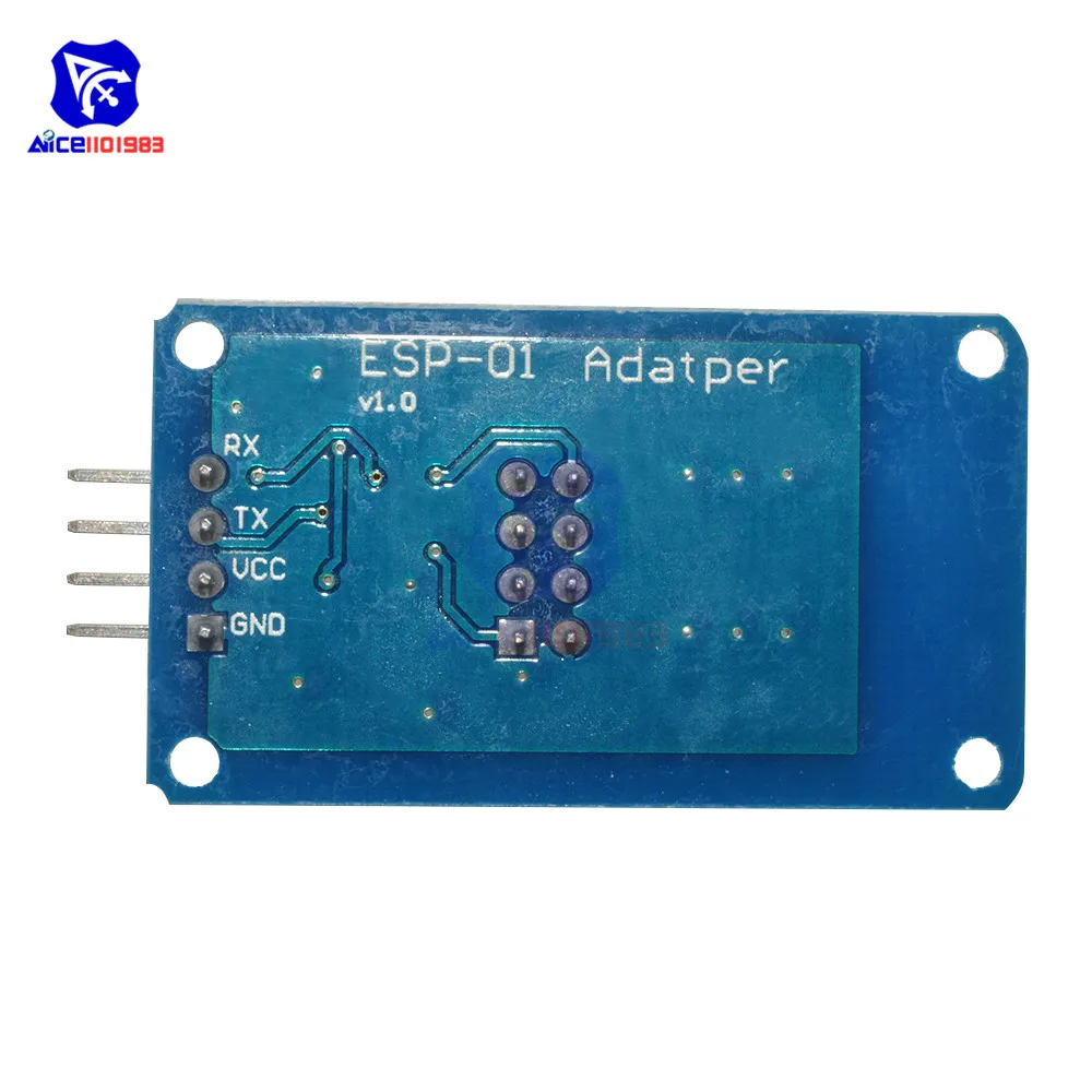 ESP8266 ESP-01 ESP01 серийный WiFi модуль беспроводного адаптера 3,3 V 5V совместимая последовательная плата для Arduino UNO R3 микроконтроллер один