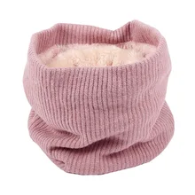 Autumn Winter Scarf Women Men Thickened Wool Warm Neck Collar Children Baby Scarf Boys Girl Students Fashion Head Scarves