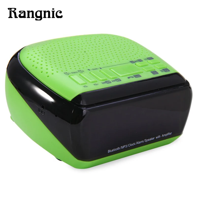 Rangnic цифровой светодиодный Будильник Повтор Функция музыкальные часы Bluetooth