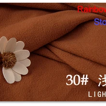 30# светлый кофе 1 метр мягкий матовый флис ткань для DIY colthes мягкие игрушки одеяло простыня материал подушки