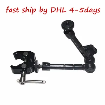 

2018 2 in 1 11inch Extension Magic Arm + Super Crab Clamp Articulating Pliers Clip Mount Holder for Digital Camera DSLR SLR