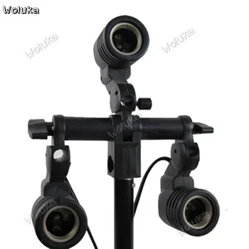 

E27 Bulb photographic lamp holder 100v-240v voltage Photographic fill light base multi-head table lamp holder CD50 T03
