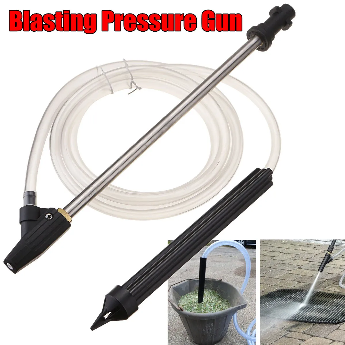 

Portable Sand Wet Blasting Blaster Washer Sandblasting Kit For Karcher K Series High Pressure Cleaner
