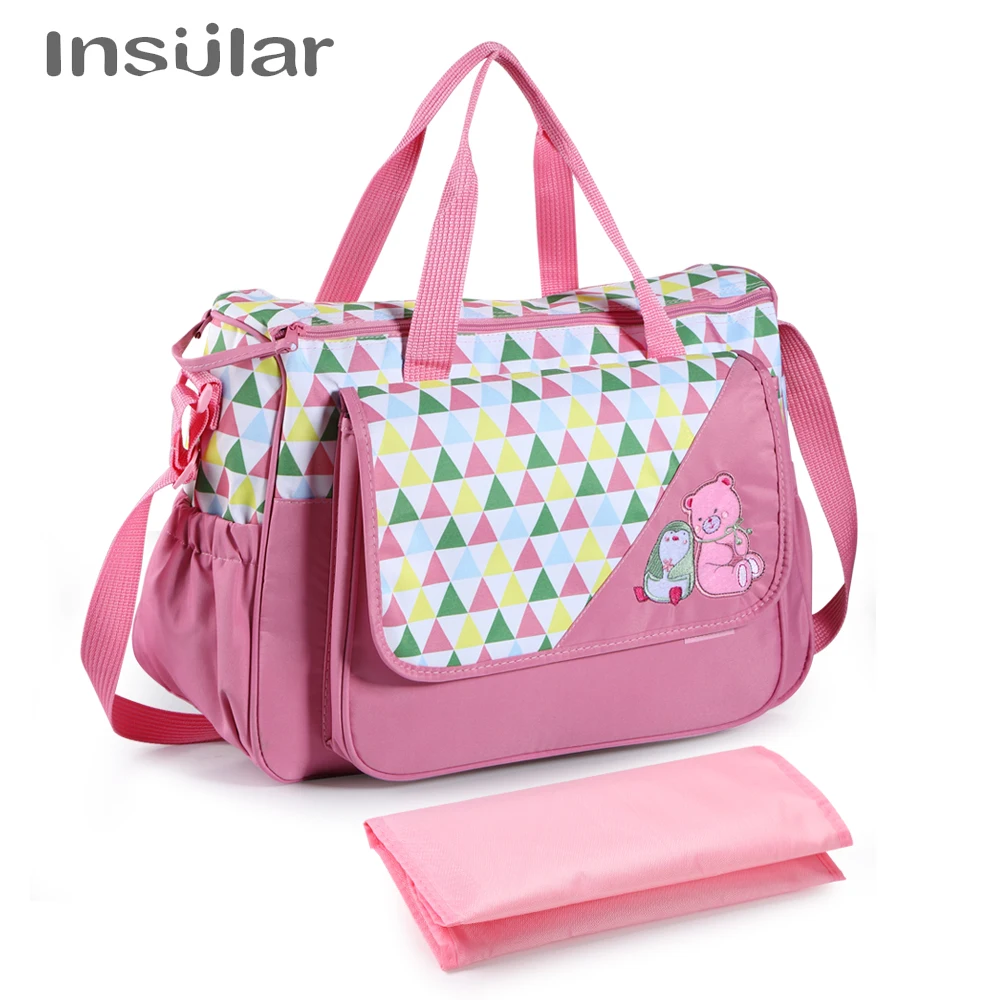 

Insular Mummy Maternity Nappy Travel Penguins and bear Designer Capacity Stroller Newborn Diaper Bag Backpack For Baby Care