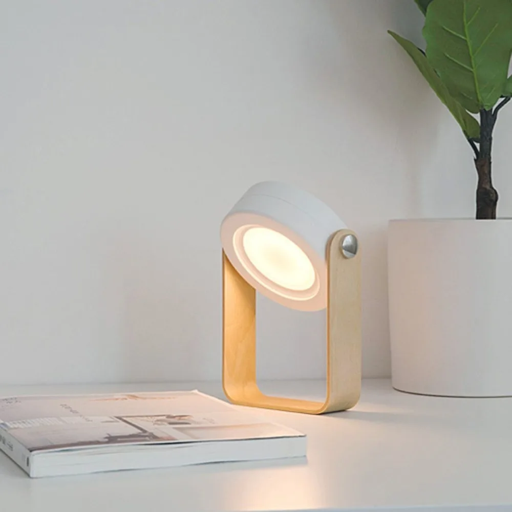 

LED Touch Desk Lamp Outdoor Portable Chinese Style Night Light USB Rechargeable Eye-protect Reading Table Light