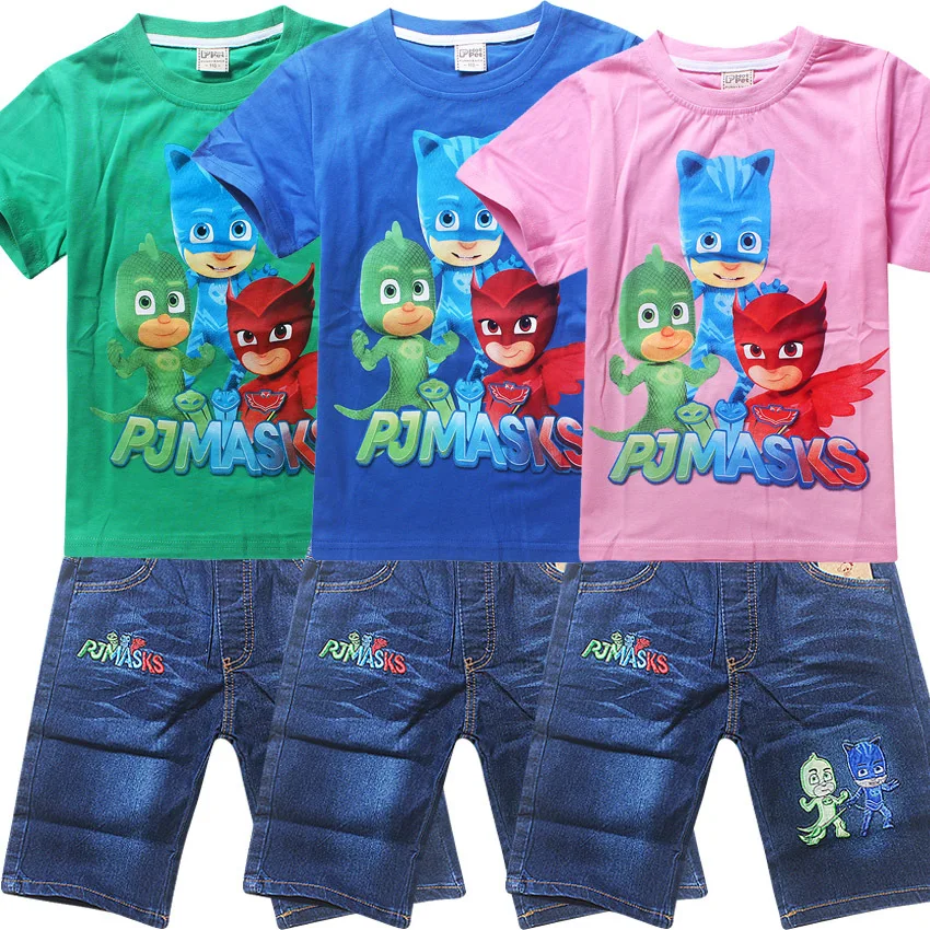 

boys clothes T-Shirt + Shorts Children's Sets Kids Clothing Sets 2018 Short Boys Kids Sports Set Cotton girl dress girls dress