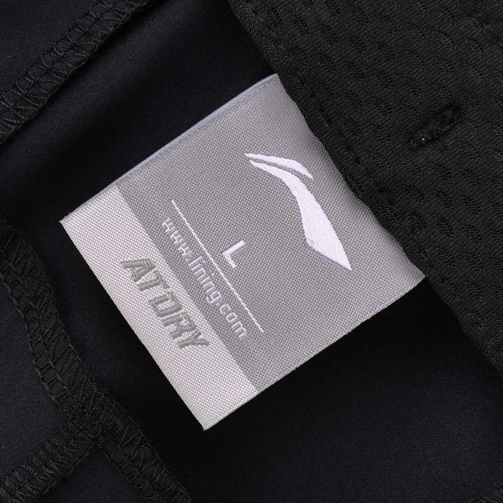 Мужские спортивные шорты Li Ning удобные дышащие из полиэстера и спандекса прямые с